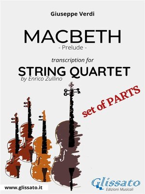 cover image of Macbeth (prelude) String quartet--Set of parts